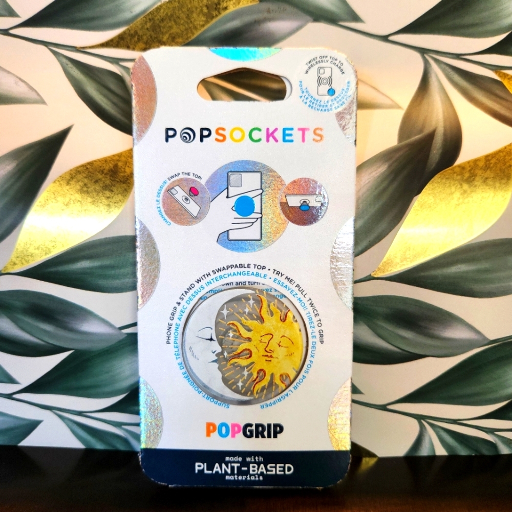 NWT PopSocket Moon And Sun Face Twist Off Top